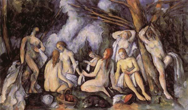Paul Cezanne The Large Bathers oil painting picture